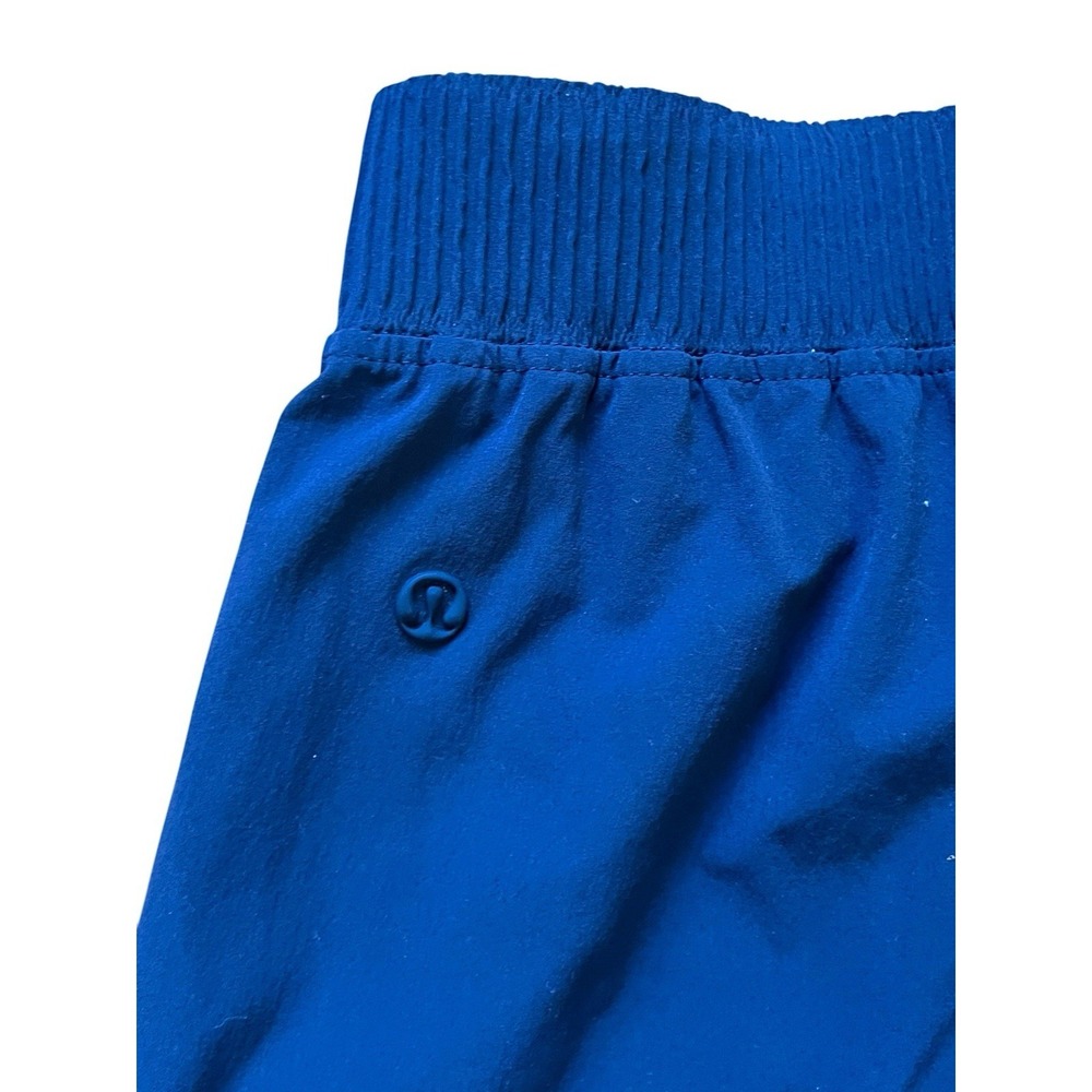 Lululemon Stretch Woven Wide-Leg Pants High-Rise Crop Blue 25.5" Length, Size XS - Picture 4 of 5